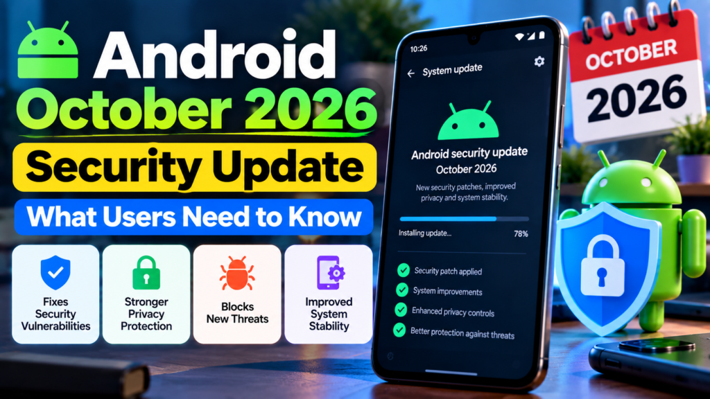 Android October 2026 security update