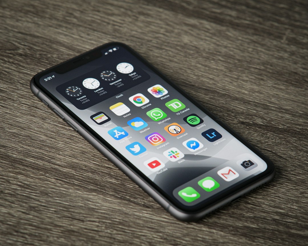 iPhone showing apps, illustrating how to check an iOS software update