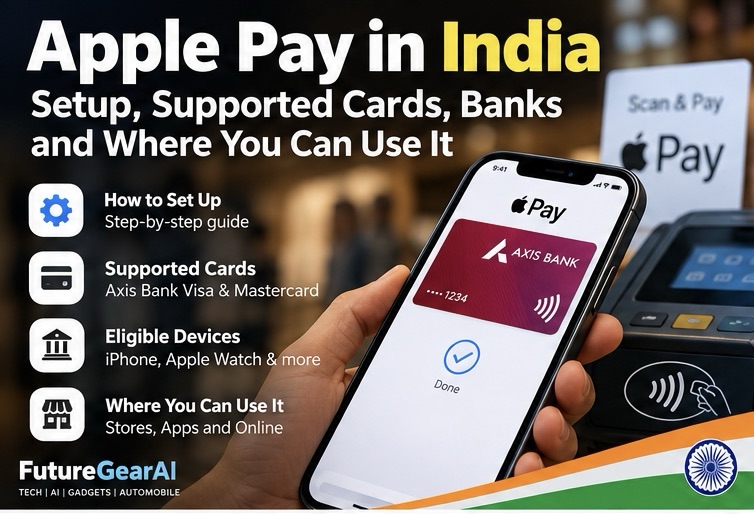 Apple Pay in India guide showing iPhone payments, supported cards, and contactless payment terminals
