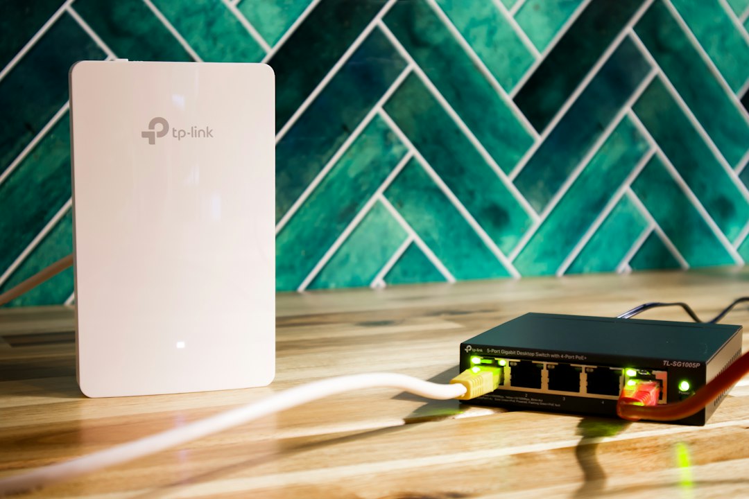 Modern home networking router and Ethernet switch